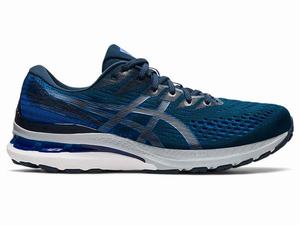 Asics GEL-KAYANO 28 (2E) Men's Running Shoes Blue | YQN427153