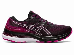 Asics GEL-KAYANO 28 Women's Running Shoes Black / Pink | FGW496182